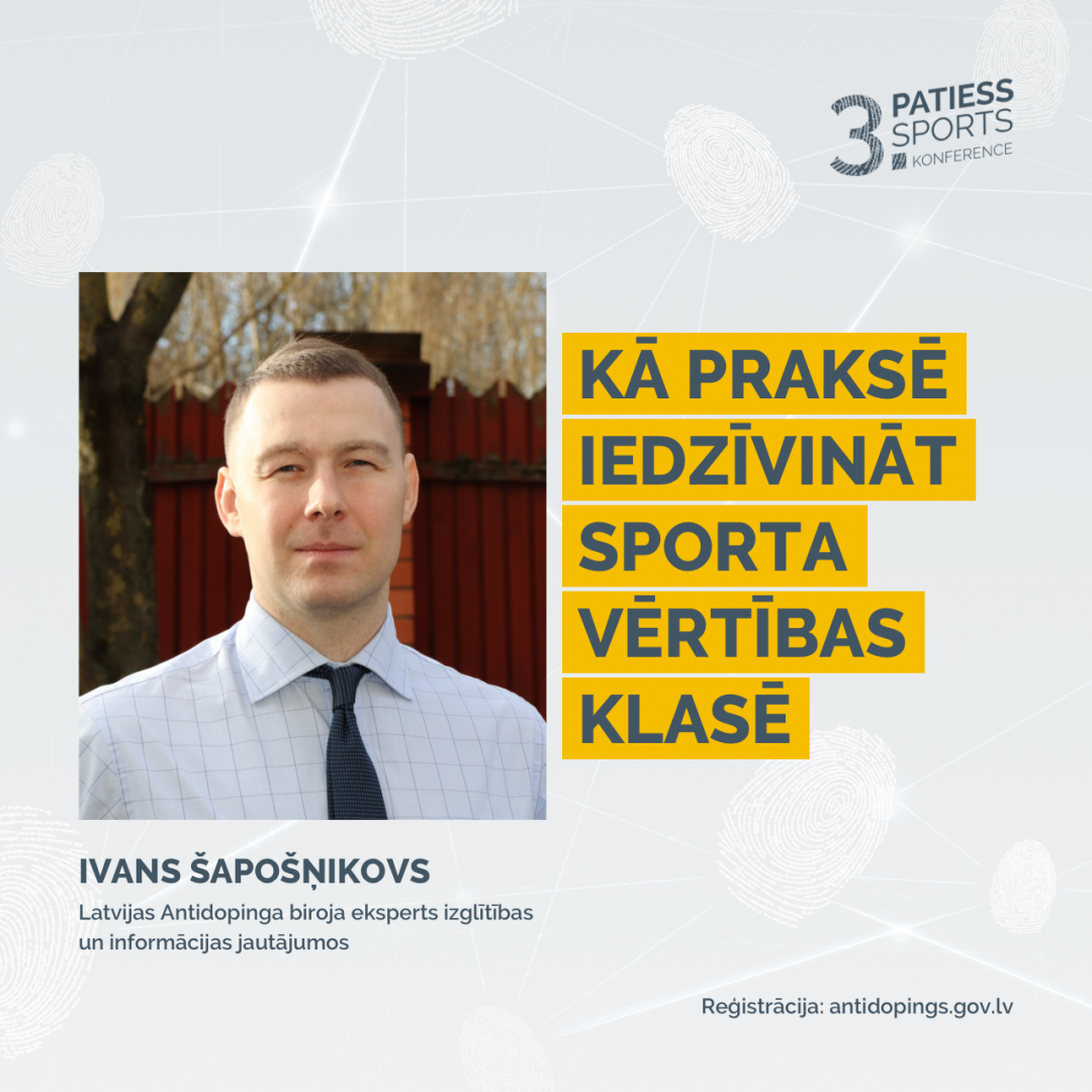 3. Patiess Sports konference Ivans Šapošņikovs